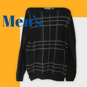 Oscar De La Renta Black Men’s crew neck sweater